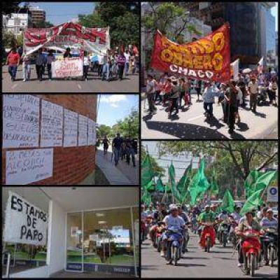 Alta adhesi�n en el Chaco al paro nacional pero poca participaci�n en las manifestaciones