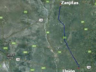 Repavimentar�n el tramo de la Ruta N�3 que une Zanjitas y Uni�n 