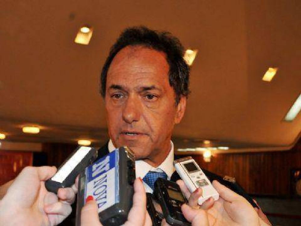 Scioli: "Cunta razn tena Nstor cuando llamaba a Cristina Presidenta Coraje"