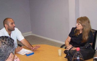 EL SECRETARIO DE PROTECCI�N CIUDADANA SE RE�NE CON LA PRESIDENTE DEL COLEGIO DE FARMAC�UTICOS