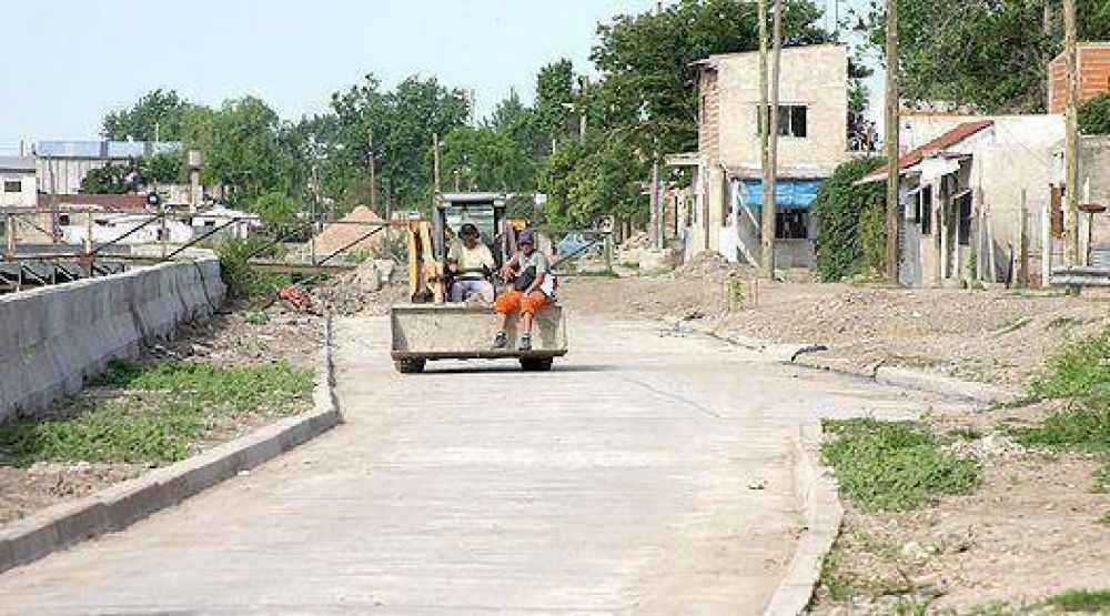 Parque Bar�n: pavimentan 13 calles y mejoran el tr�nsito