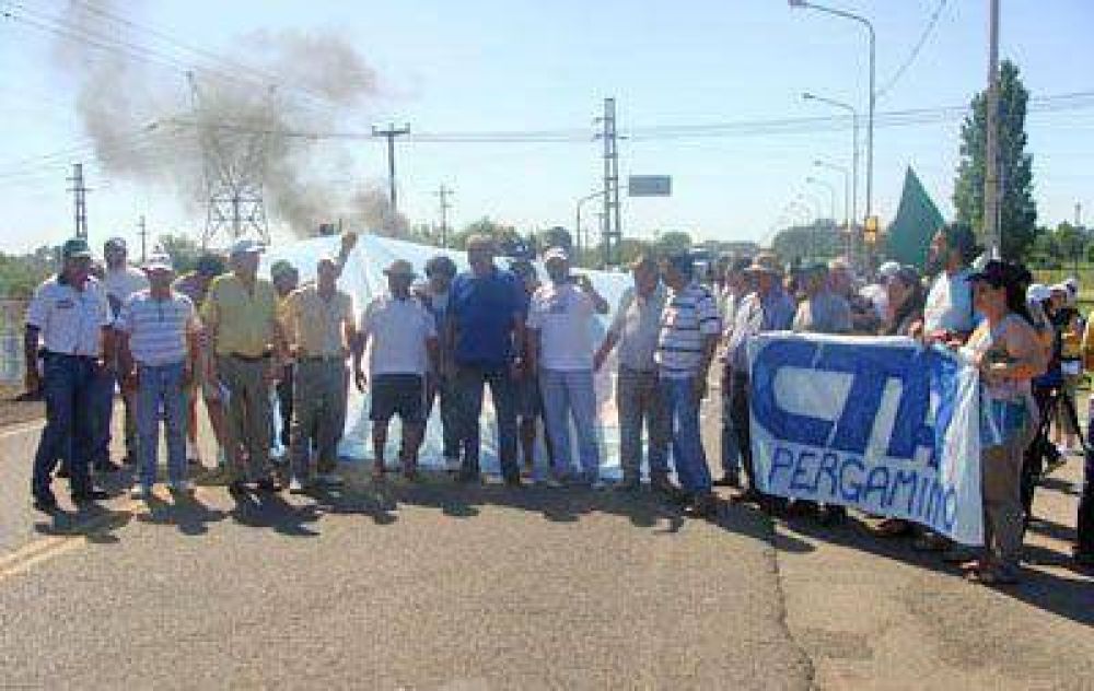 El paro en Pergamino s�lo se sinti� en algunos rubros