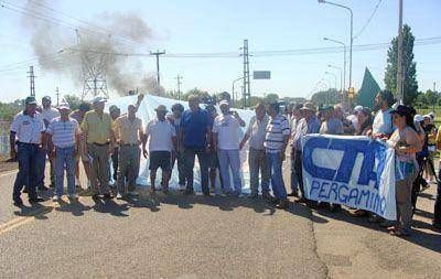 El paro en Pergamino s�lo se sinti� en algunos rubros