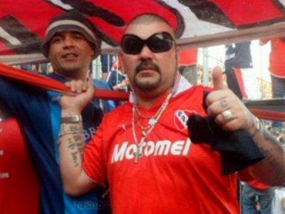Liberaron al barra de Independiente Richard "El Gordo" Pavone