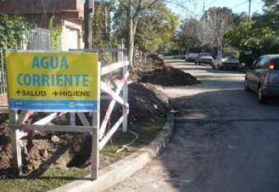 Se extiende el tendido de agua corriente en Villa Udaondo
