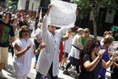 Docentes autoconvocados por el no cobro