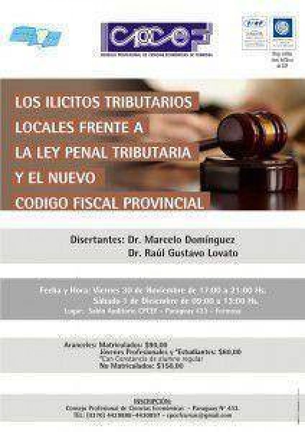 �Los il�citos tributarios locales frente a la ley penal tributaria y el nuevo C�digo Fiscal Provincial�