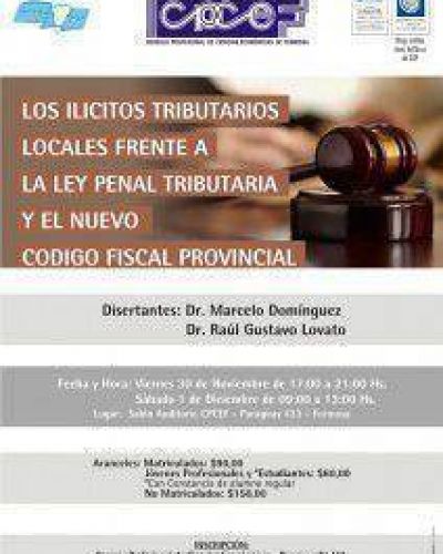 �Los il�citos tributarios locales frente a la ley penal tributaria y el nuevo C�digo Fiscal Provincial�