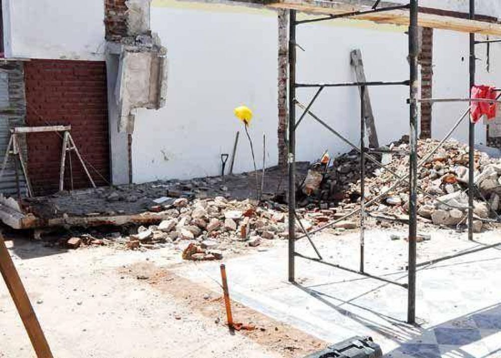 Trabajador de la construcci�n herido por un derrumbe en la zona c�ntrica 