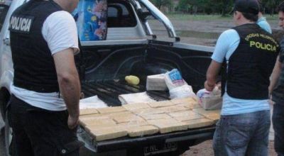 Detienen a un joven con 40 kilos de marihuana 