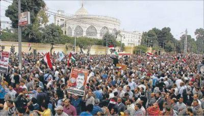 Protestas contra el "nuevo fara�n" de Egipto