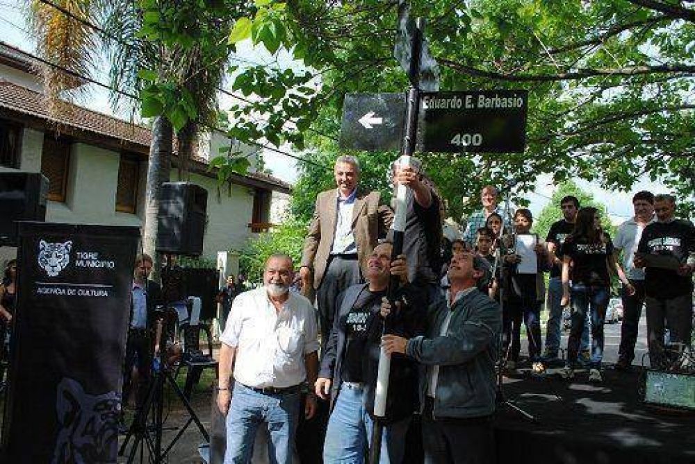 Eduardo Ernesto Barbasio ya es nombre de una calle en Tigre