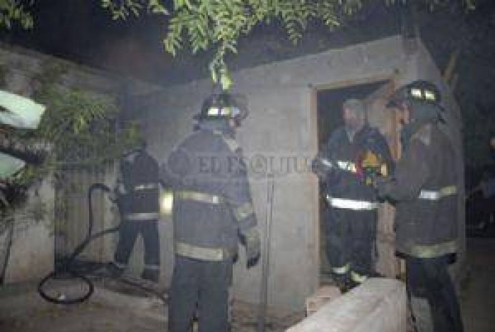Se le incendi� la casa y termin� con graves heridas
