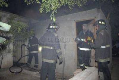 Se le incendi� la casa y termin� con graves heridas