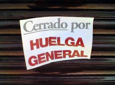 Huelga y distintas medidas de acci�n directa irregulares