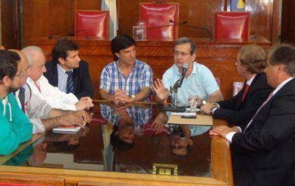Javier Cantero fu� recibido en el Concejo Deliberante de General Pueyrred�n 