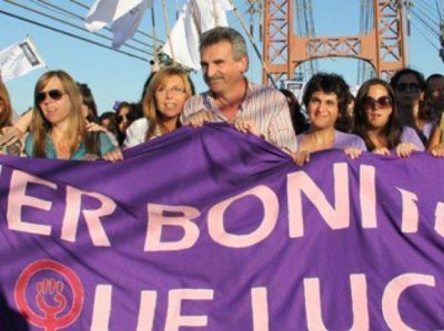 Rossi, en un acto contra la violencia de g�nero
