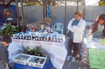 Hoy contin�a la feria de productores en la plaza San Mart�n