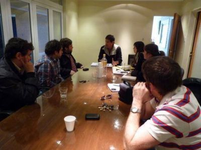 Eduardo Costa intercambi� inquietudes y experiencias con FEDAJE Santa Cruz
