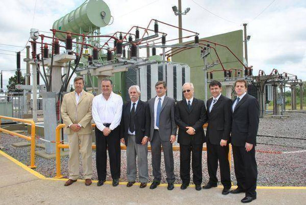 Inauguraron obras de ampliaci�n Estaci�n Transformadora Baradero! 