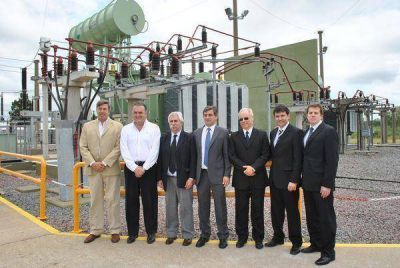 Inauguraron obras de ampliaci�n Estaci�n Transformadora Baradero! 