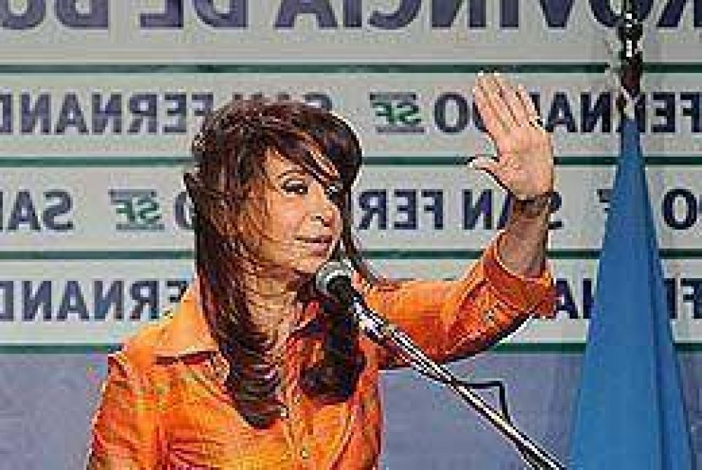 Cristina trat� de "ego�sta" al Campo y culp� a la "desigualdad" por la inseguridad 
