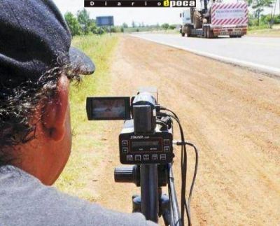 Radares ilegales para el control de tr�nsito sobre la Ruta 14