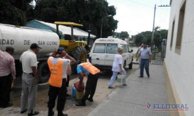 San Cosme enfrent� el cuarto d�a sin agua y recibi� asistencia del Paso 