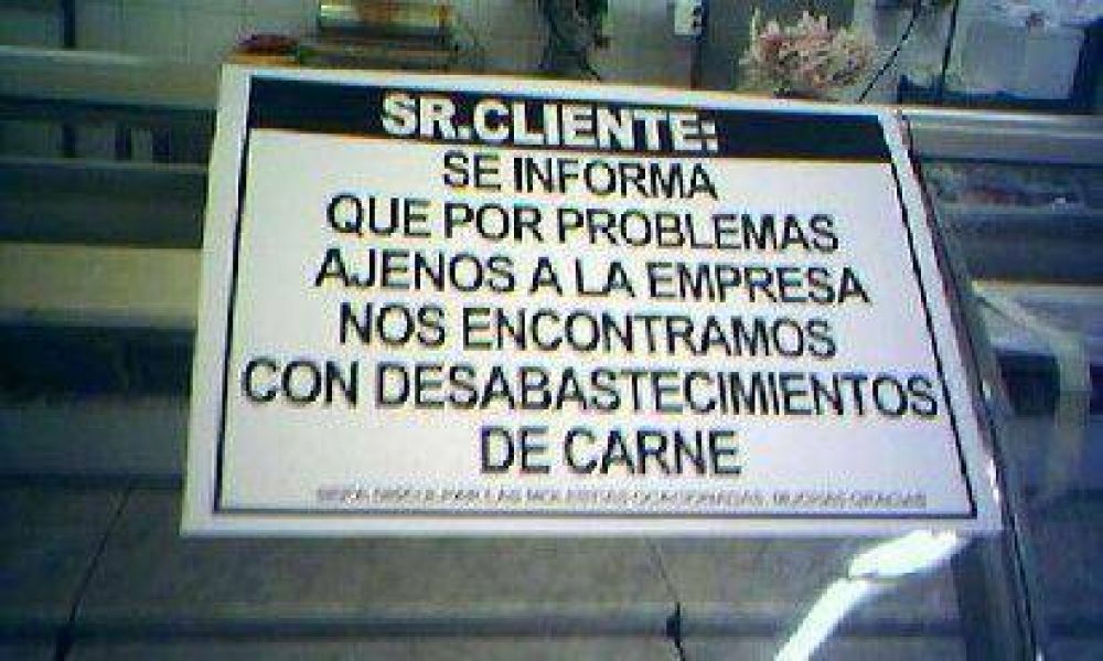Preocupa un posible desabastecimiento de carnes.