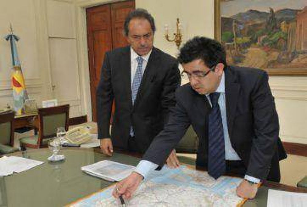 A lo Macri, Scioli quiere un plus de la nafta