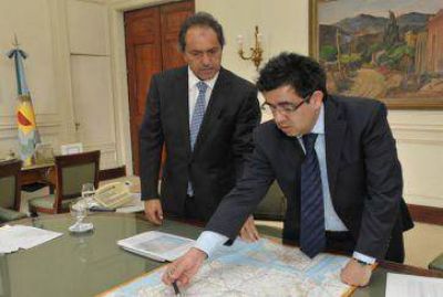 A lo Macri, Scioli quiere un plus de la nafta