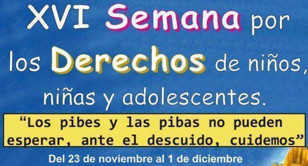 Convocan a marchar por los derechos de los ni�os y adolescentes