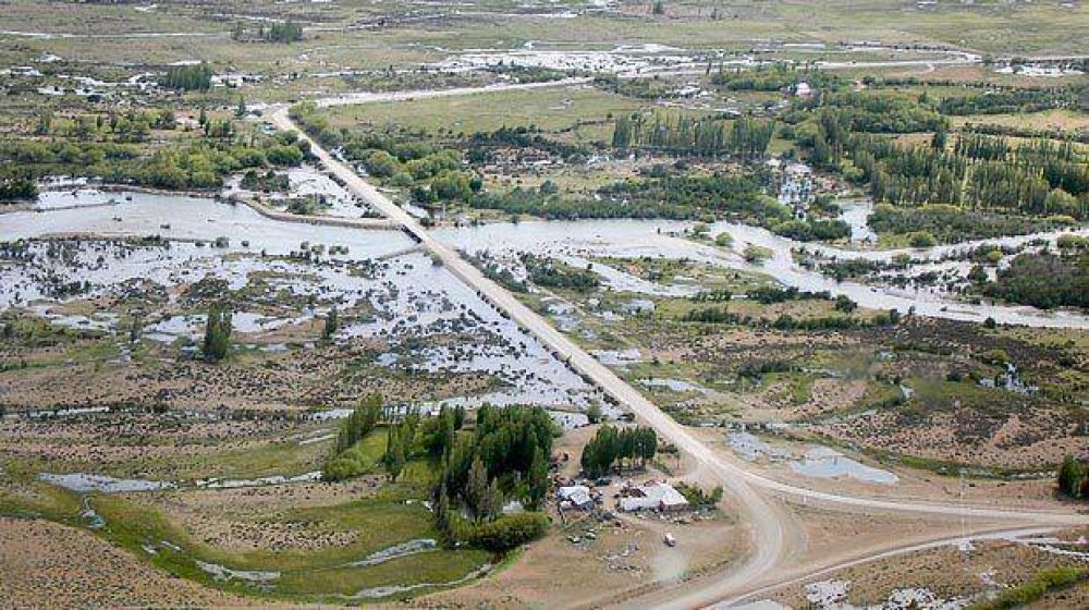Provincia y municipio de Senguer analizan obras para contener crecidas