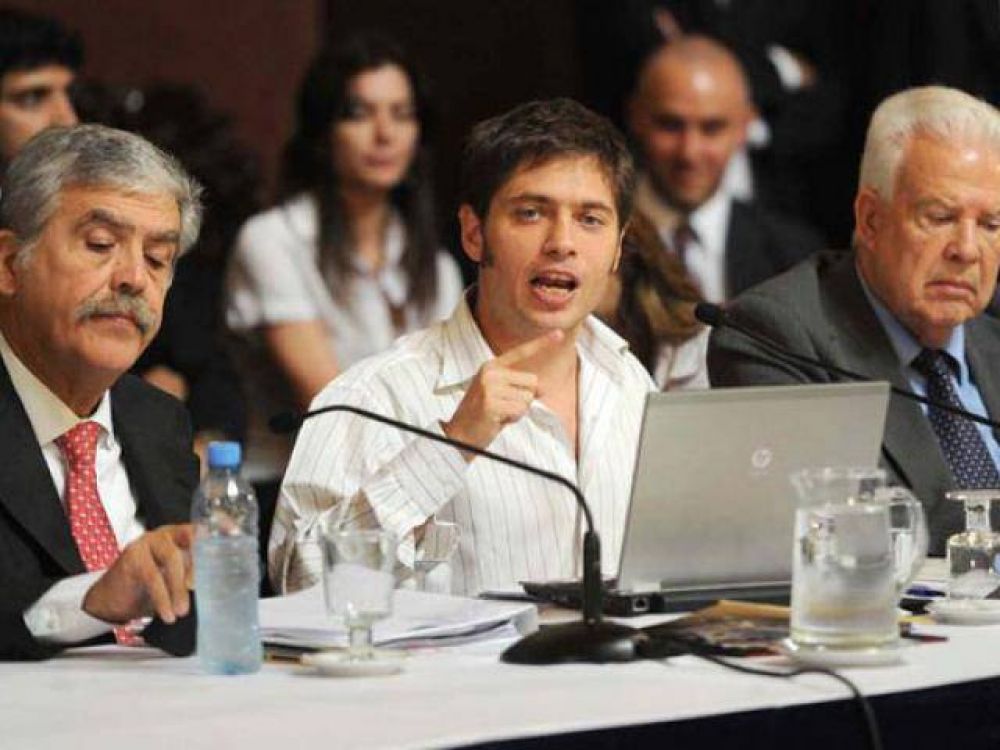 Guti�rrez, con Kicillof y De Vido