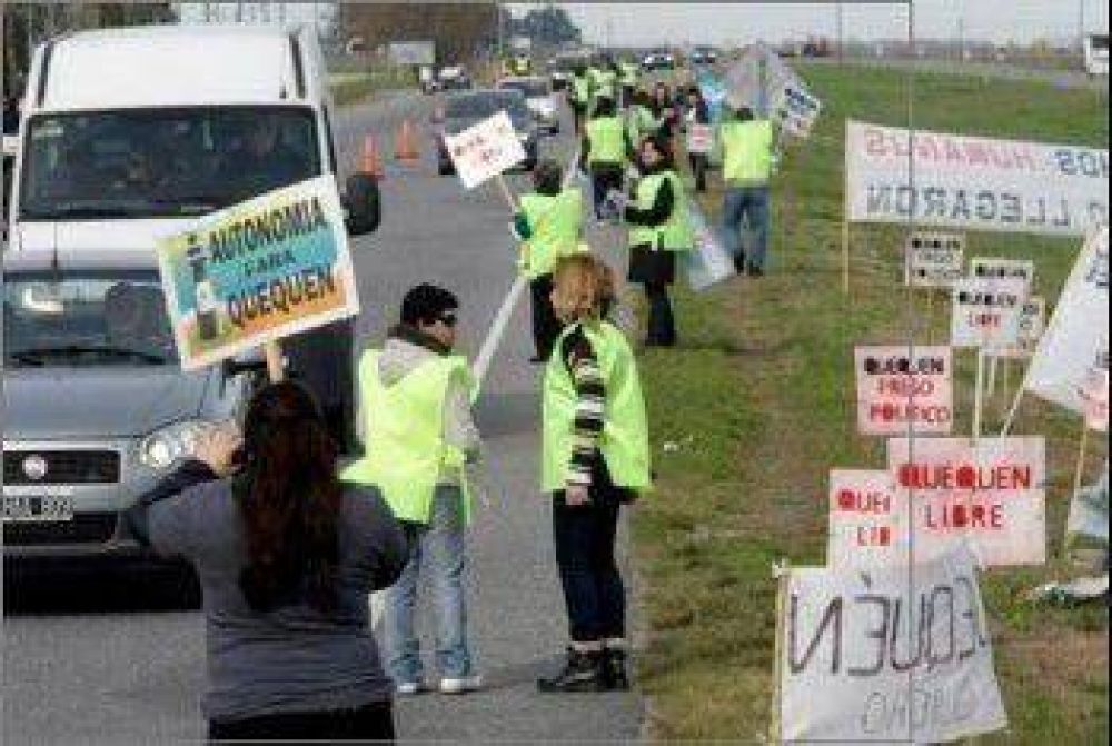 Autonomistas volvieron a la ruta 2