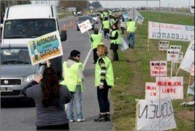 Autonomistas volvieron a la ruta 2