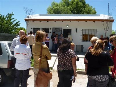 Se descubri� una placa con el nombre de Jorge Guti�rrez en la salita de Anteo Gasparri
