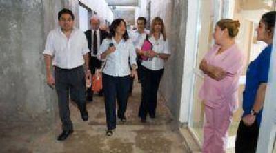 Corpacci inspeccion� obras en hospitales