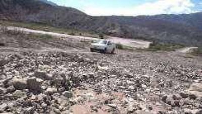 Por el temporal, Calingasta qued� aislada durante un d�a
