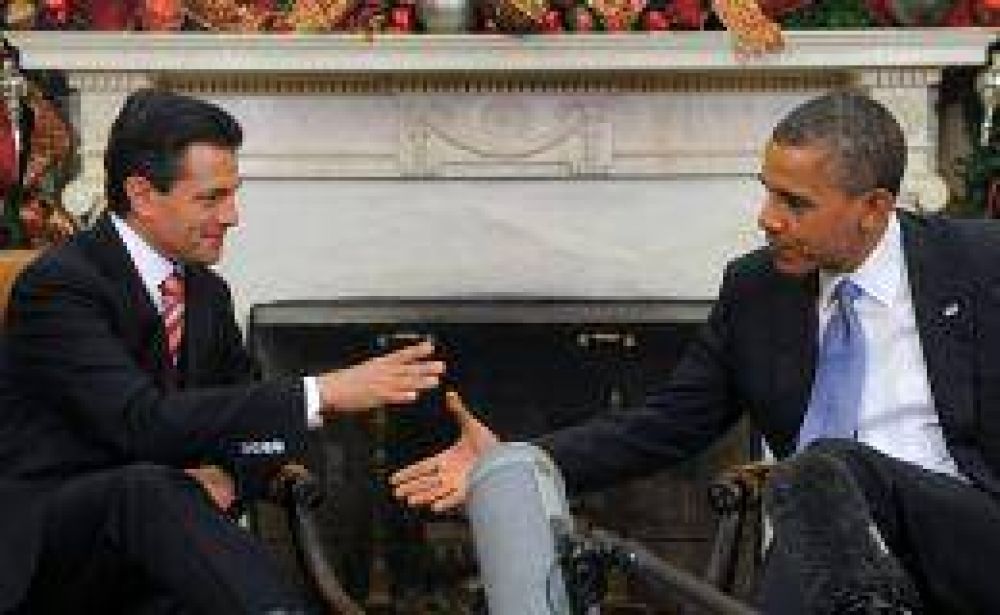 Antes de asumir como presidente, Pe�a nieto se reuni� con Obama