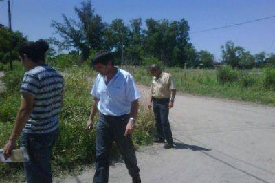 El Bloque Uni�n Celeste y Blanco, escuch� los reclamos del Barrio Los Gallitos