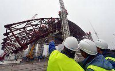 El nuevo sarc�fago de Chernobyl