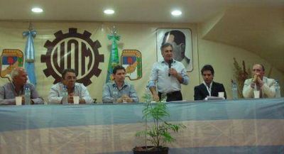 Cariglino, en acto peronista de Vicente L�pez