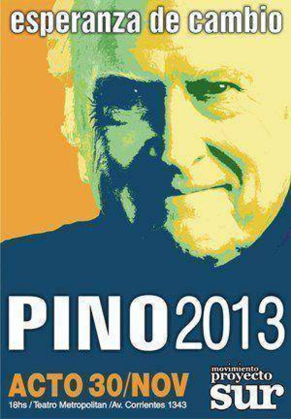 Pino se lanza en la Ciudad