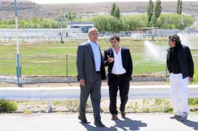 Buzzi destac� en R�o Mayo, "la perforaci�n de pozos de petr�leo no convencional"