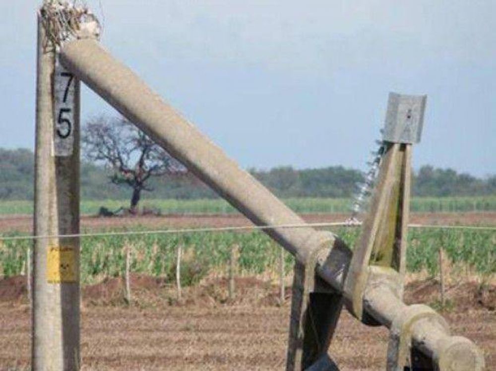 Un temporal azot� el norte de la provincia y caus� importantes destrozos