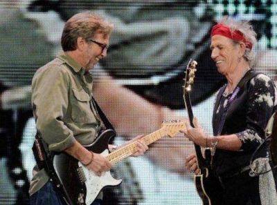 Los Stones dieron un show hist�rico junto a Clapton