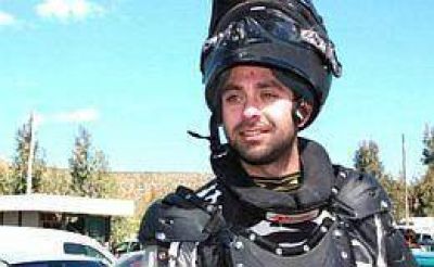 Tr�gico accidente de parapentista en Chubut