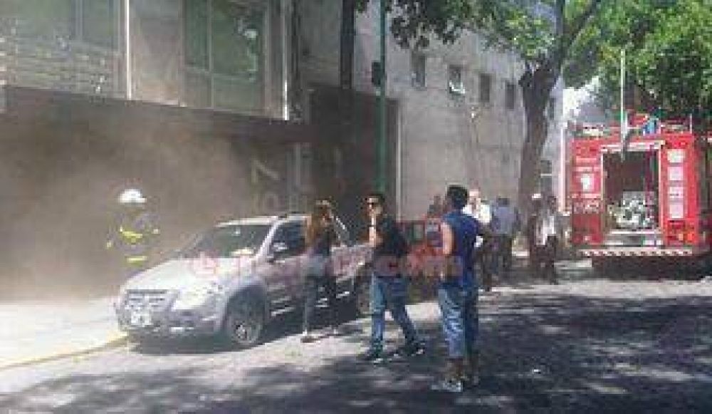 Incendio en importante productora de televisi�n.