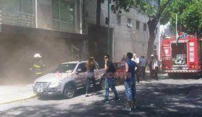 Incendio en importante productora de televisi�n.